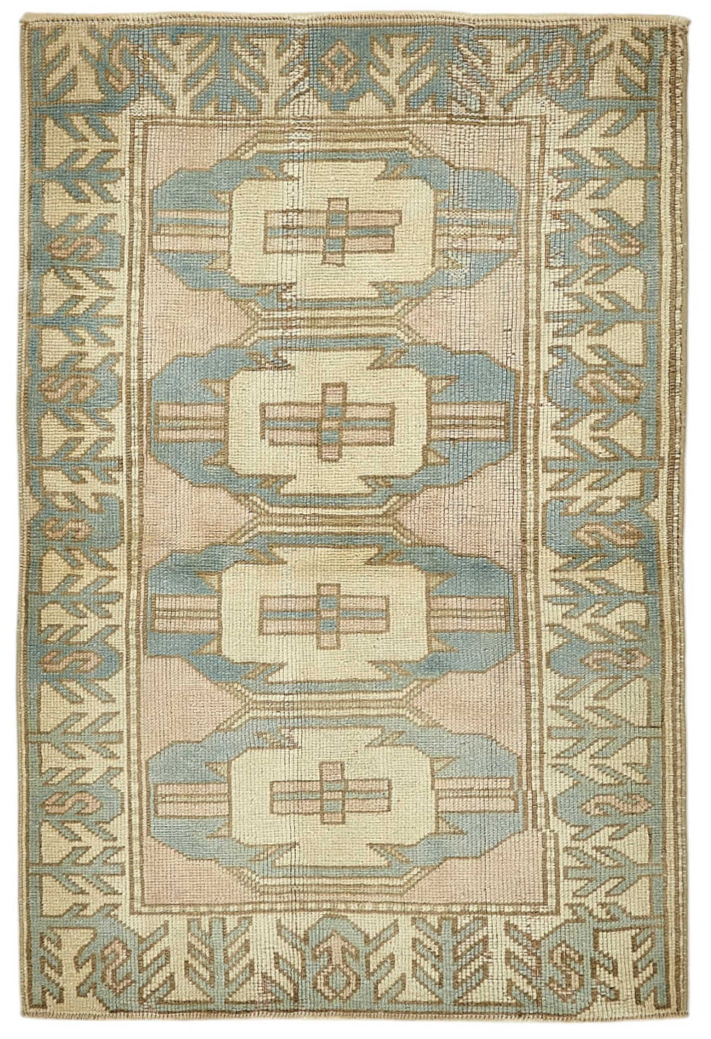 3x4 Beige Small Oriental Rug - 49951