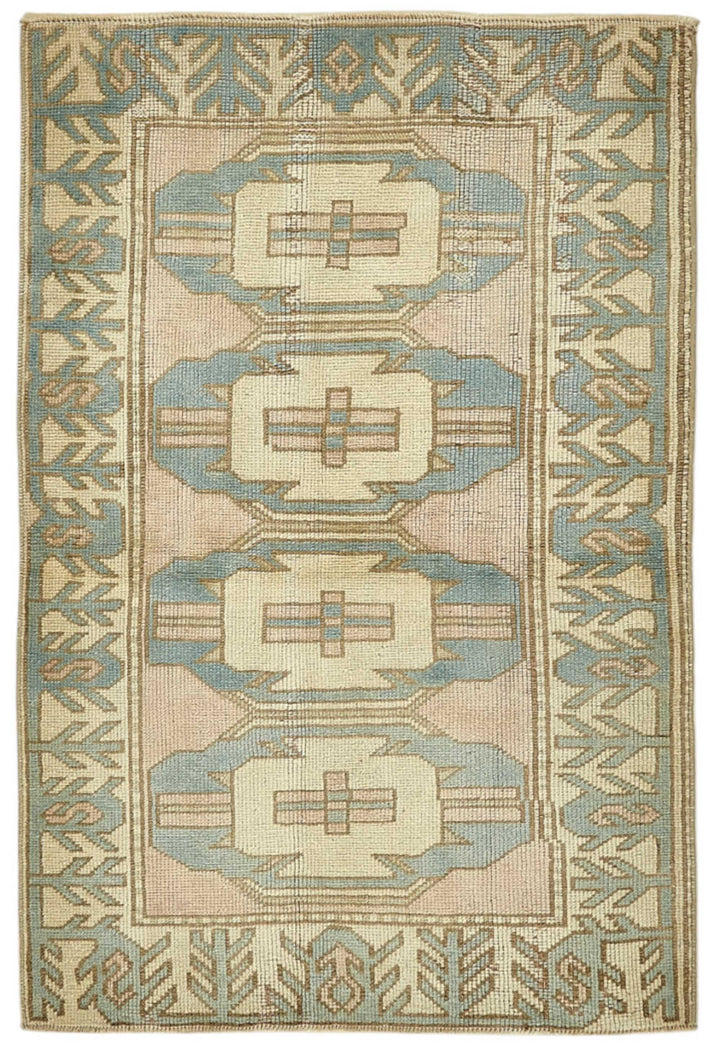 3x4 Beige Small Oriental Rug - 49951