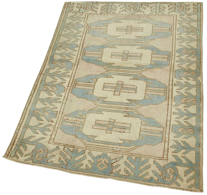 3x4 Beige Small Oriental Rug - 49951