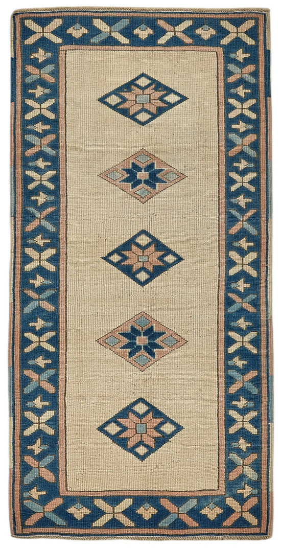 2x5 Beige Small Oriental Rug - 49953