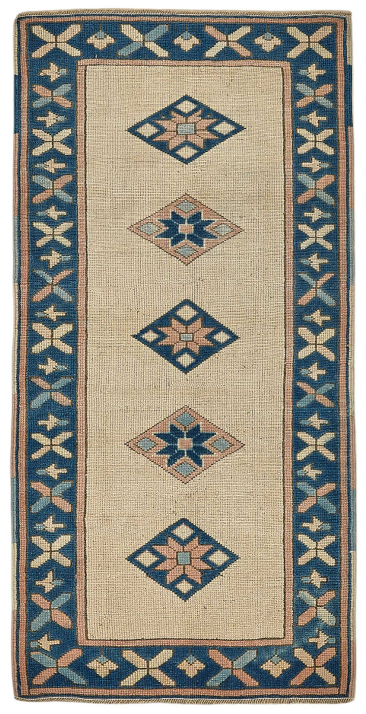2x5 Beige Small Oriental Rug - 49953