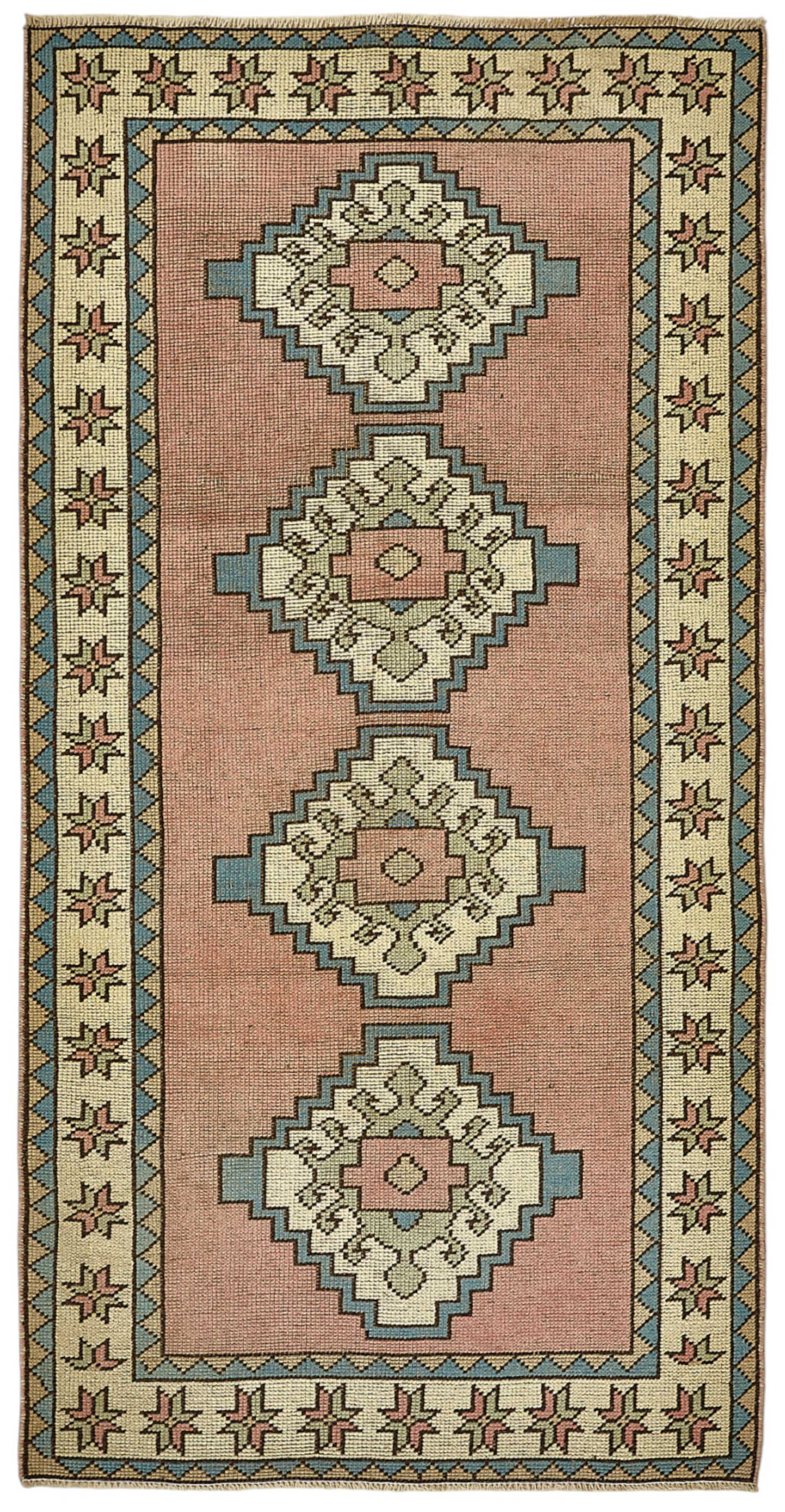 3x6 Beige Small Oriental Rug - 49954