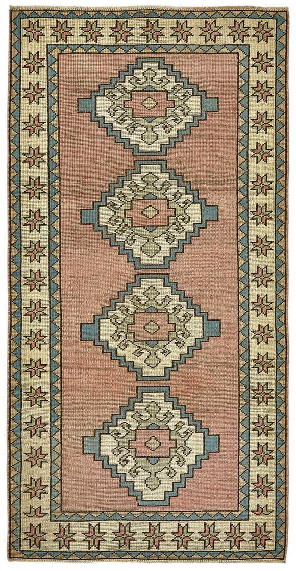 3x6 Beige Small Oriental Rug - 49954