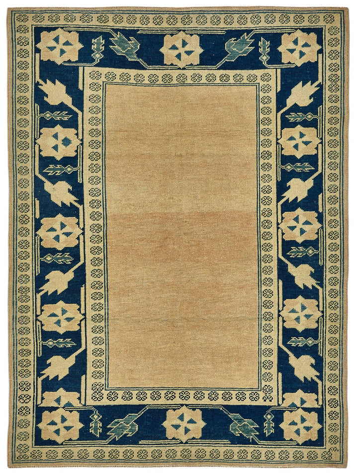 5x6 Beige Small Oriental Rug - 49955