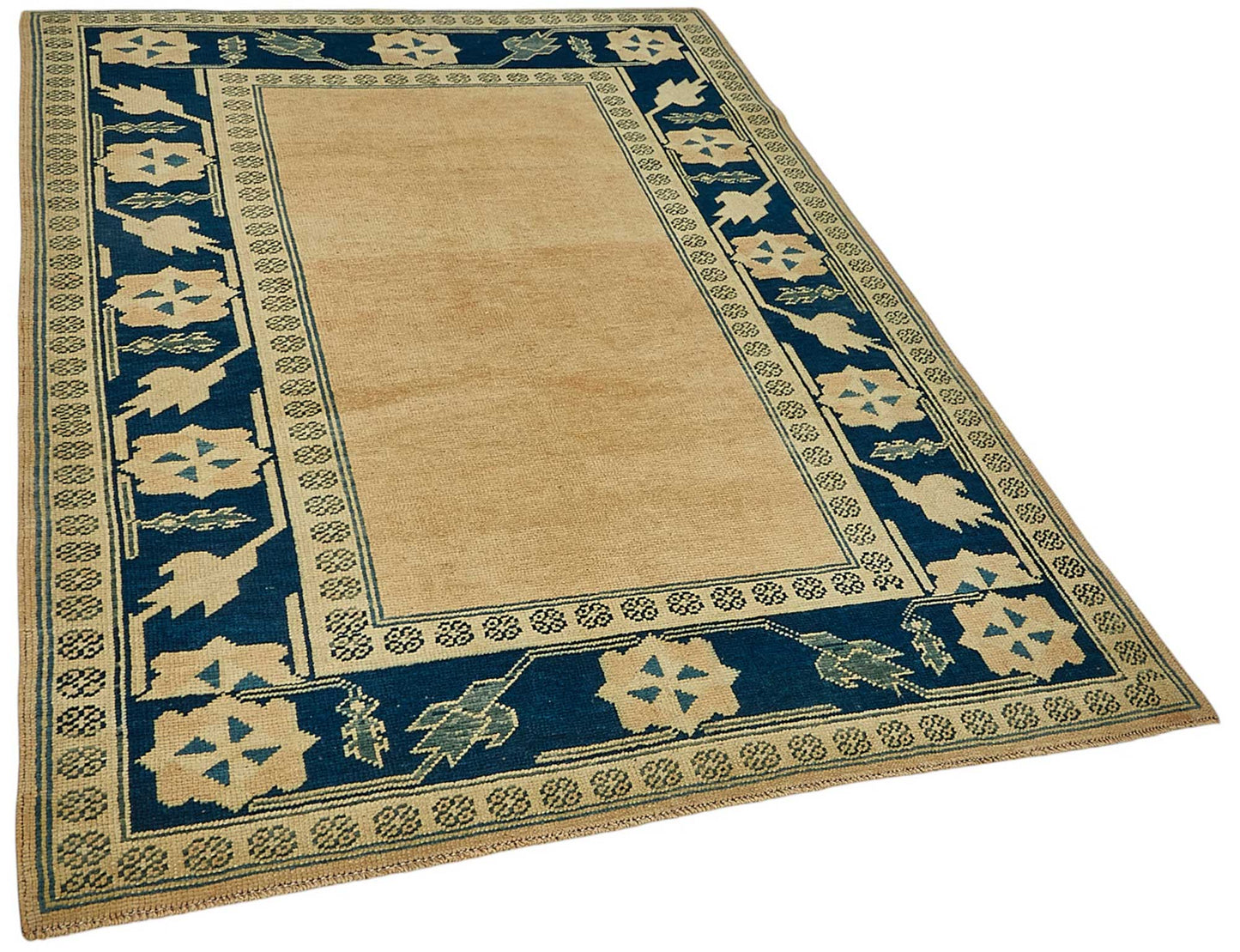 5x6 Beige Small Oriental Rug - 49955