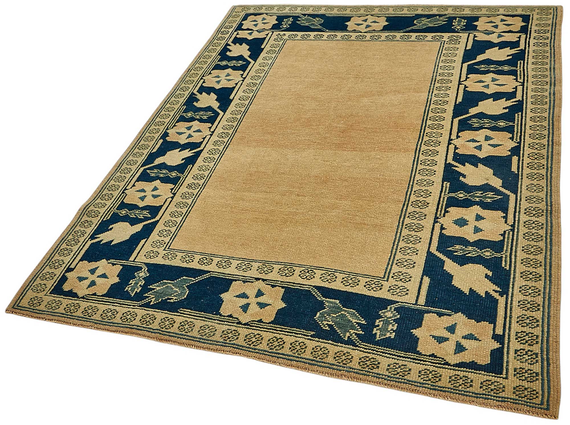 5x6 Beige Small Oriental Rug - 49955