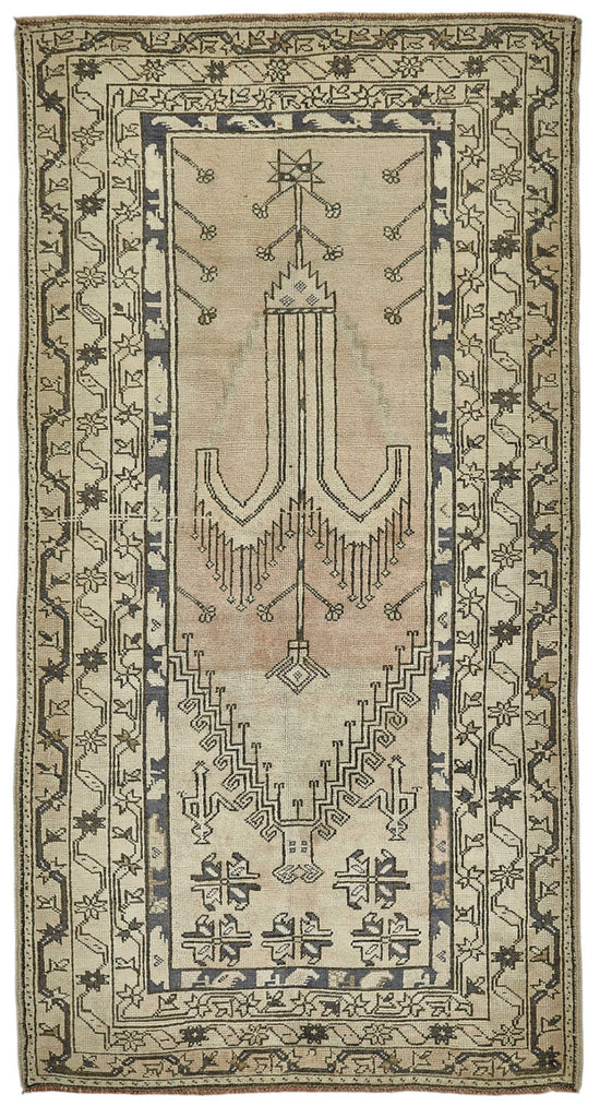 3x6 Beige Small Oriental Rug - 49958