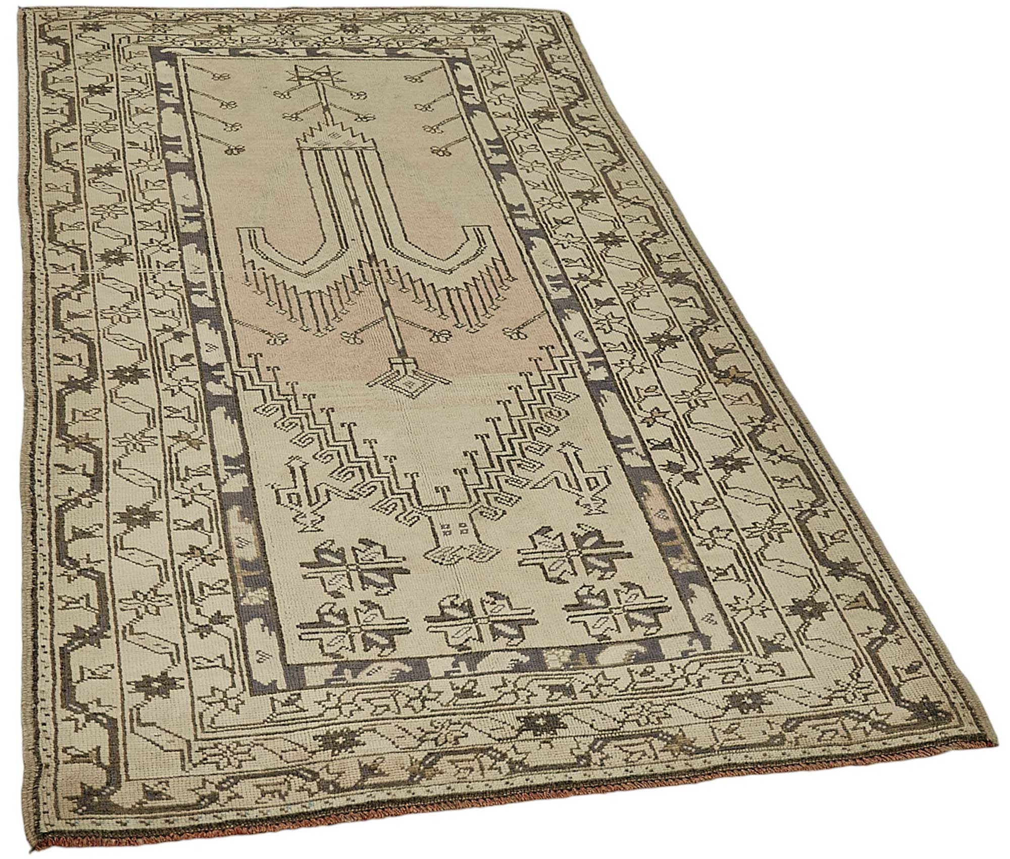 3x6 Beige Small Oriental Rug - 49958