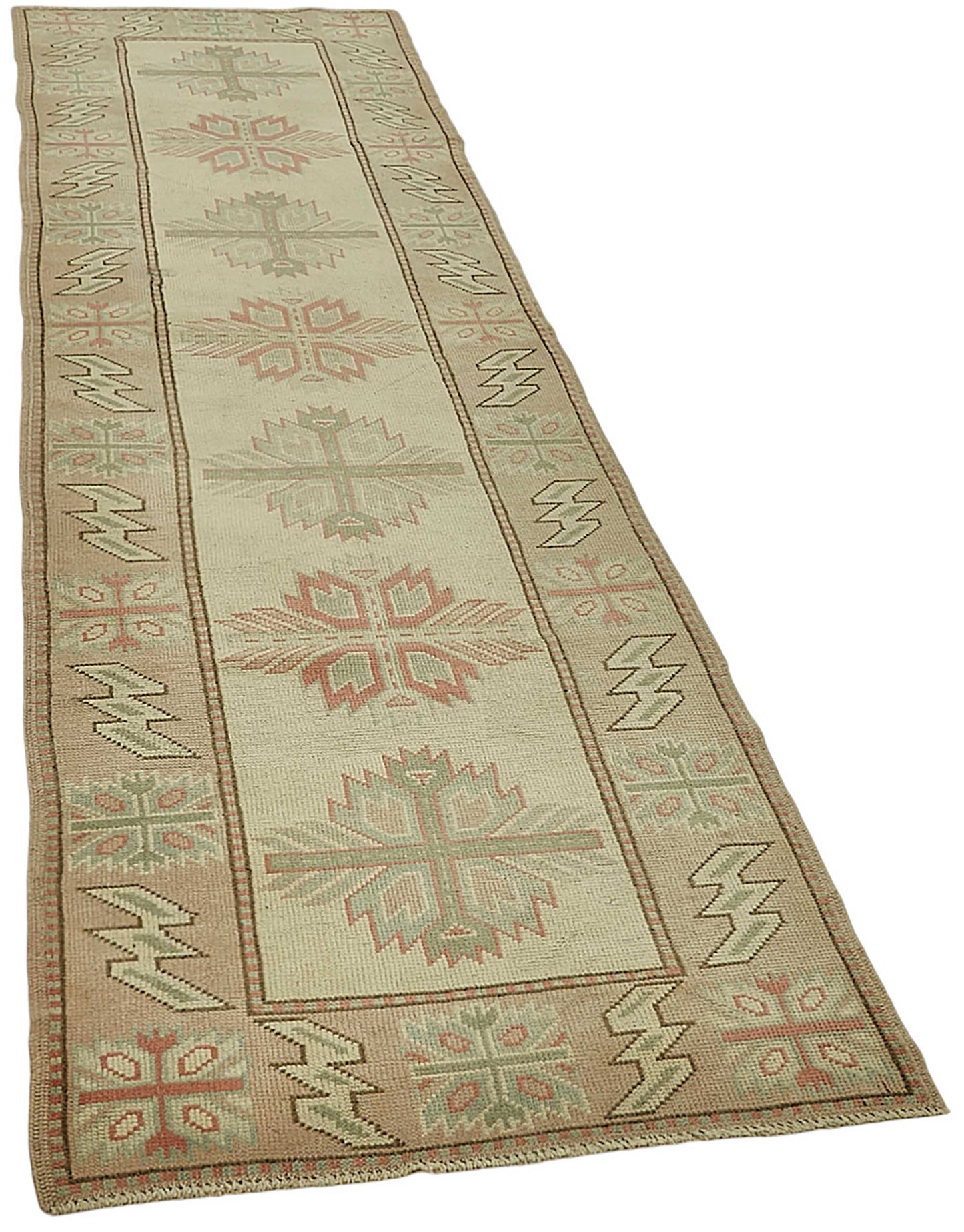 3x10 Beige Anatolian Runner Rug - 49962
