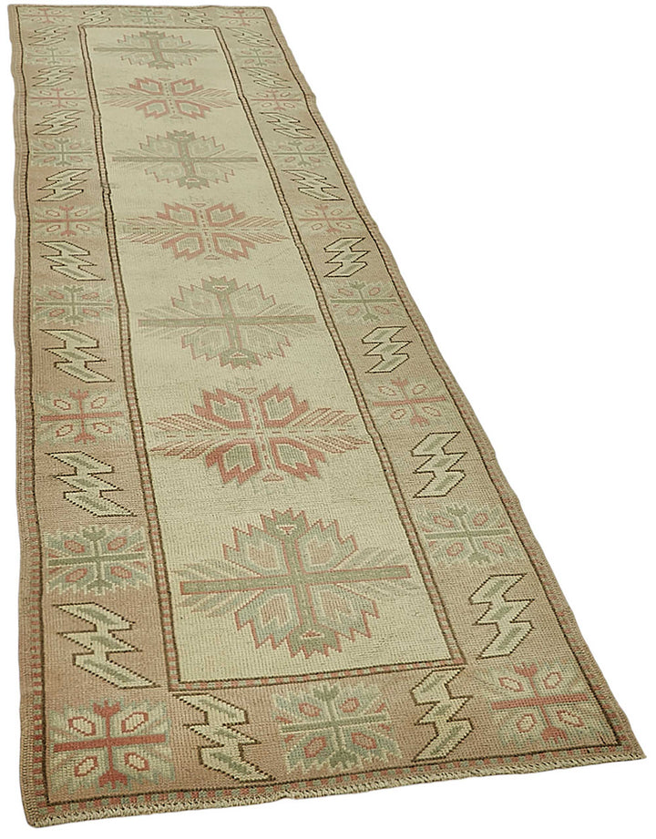3x10 Beige Anatolian Runner Rug - 49962