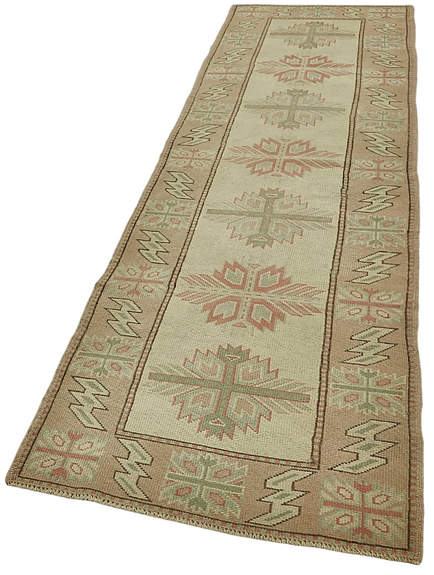 3x10 Beige Anatolian Runner Rug - 49962