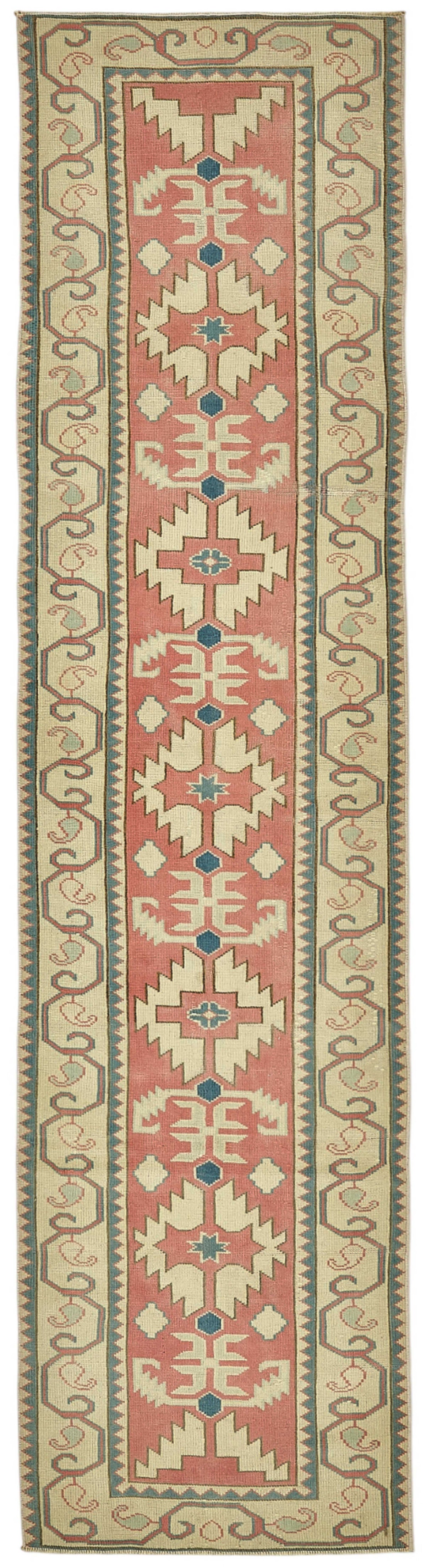3x10 Hand-Knotted Anatolian Rug - 49963