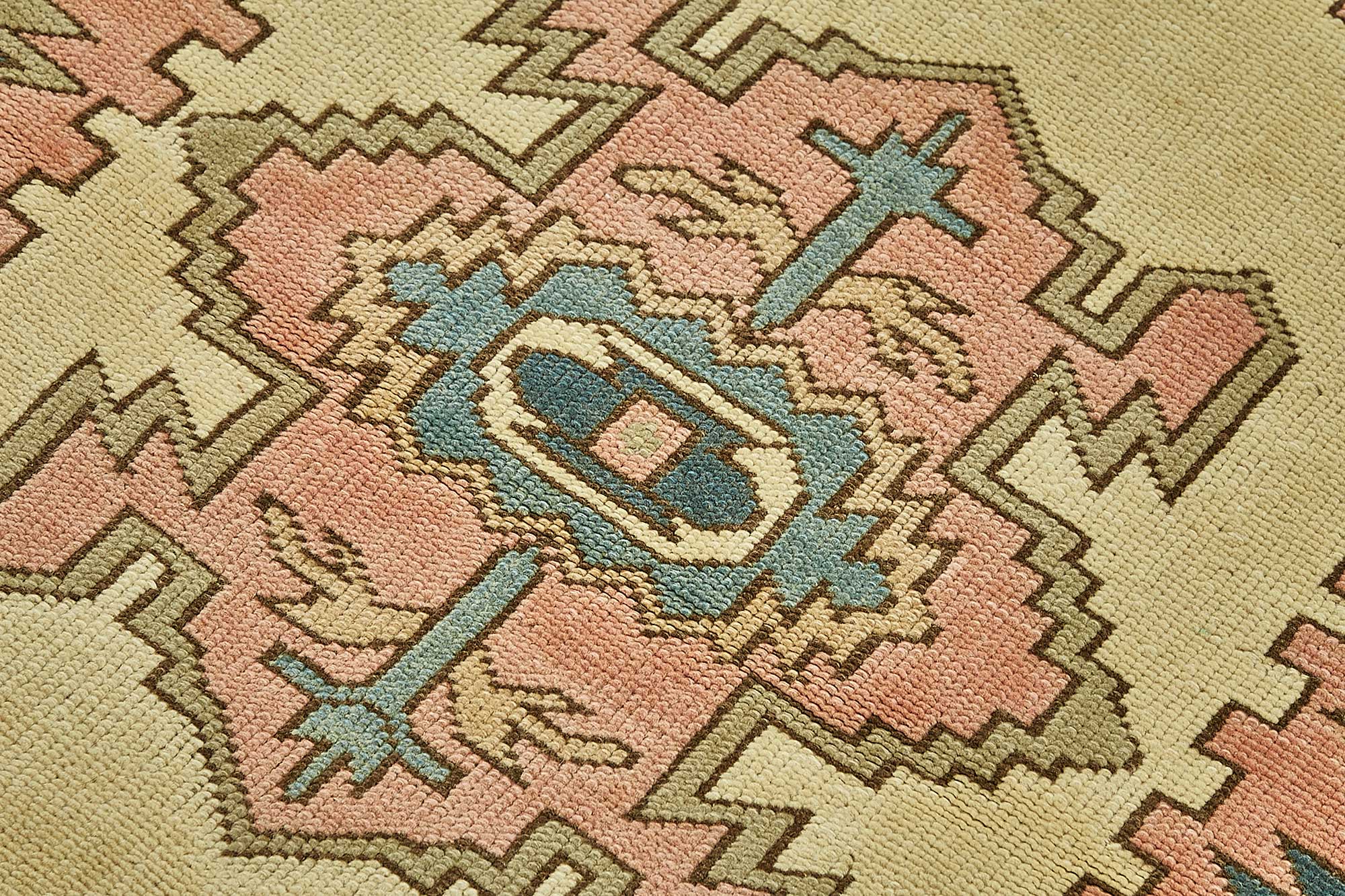 3x3 Beige Small Oriental Rug - 49965