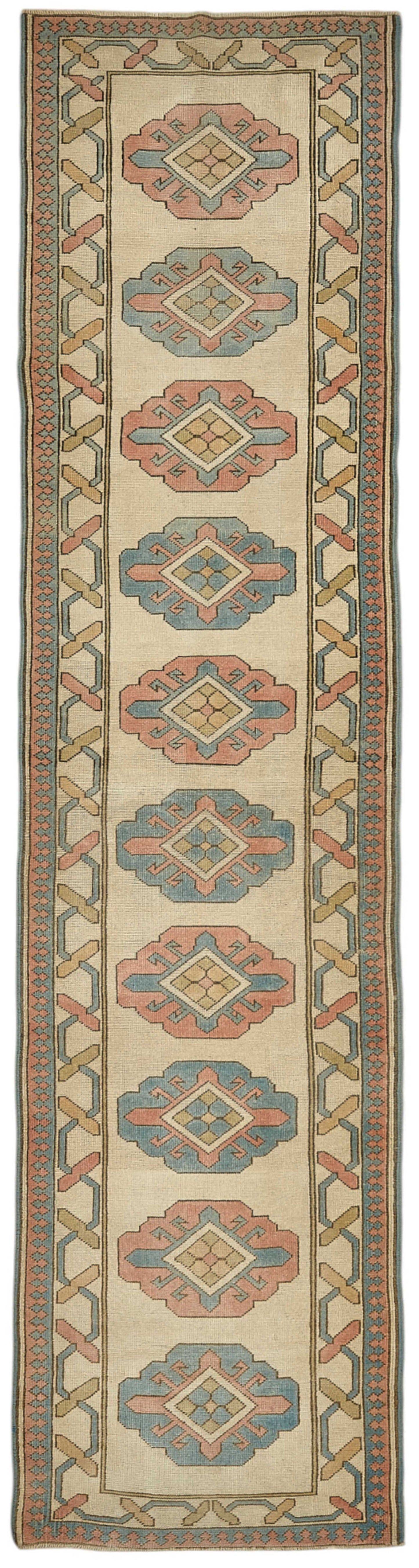 3x12 Beige Anatolian Runner Rug - 49966
