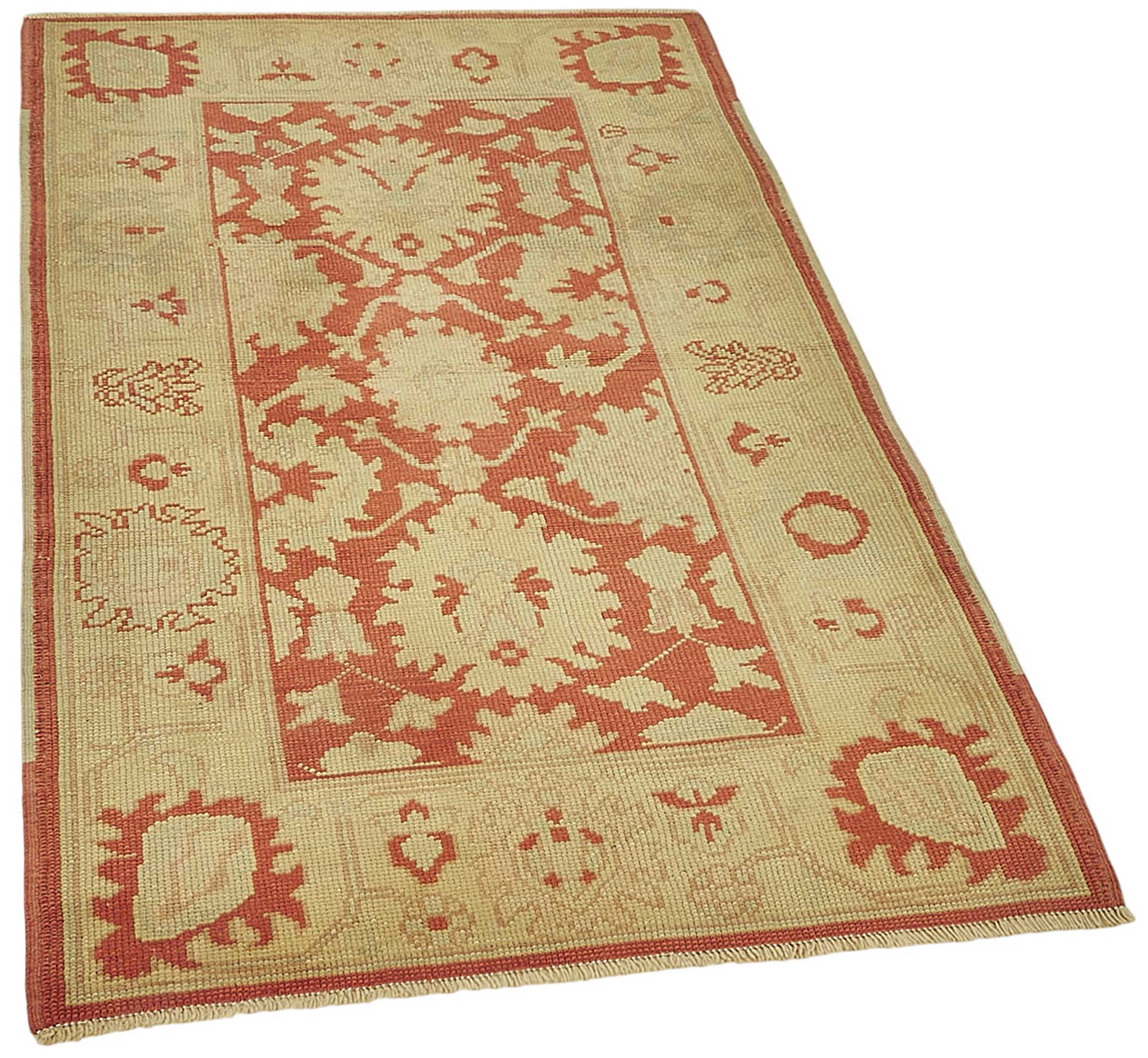 3x5 Beige Small Oriental Rug - 49967