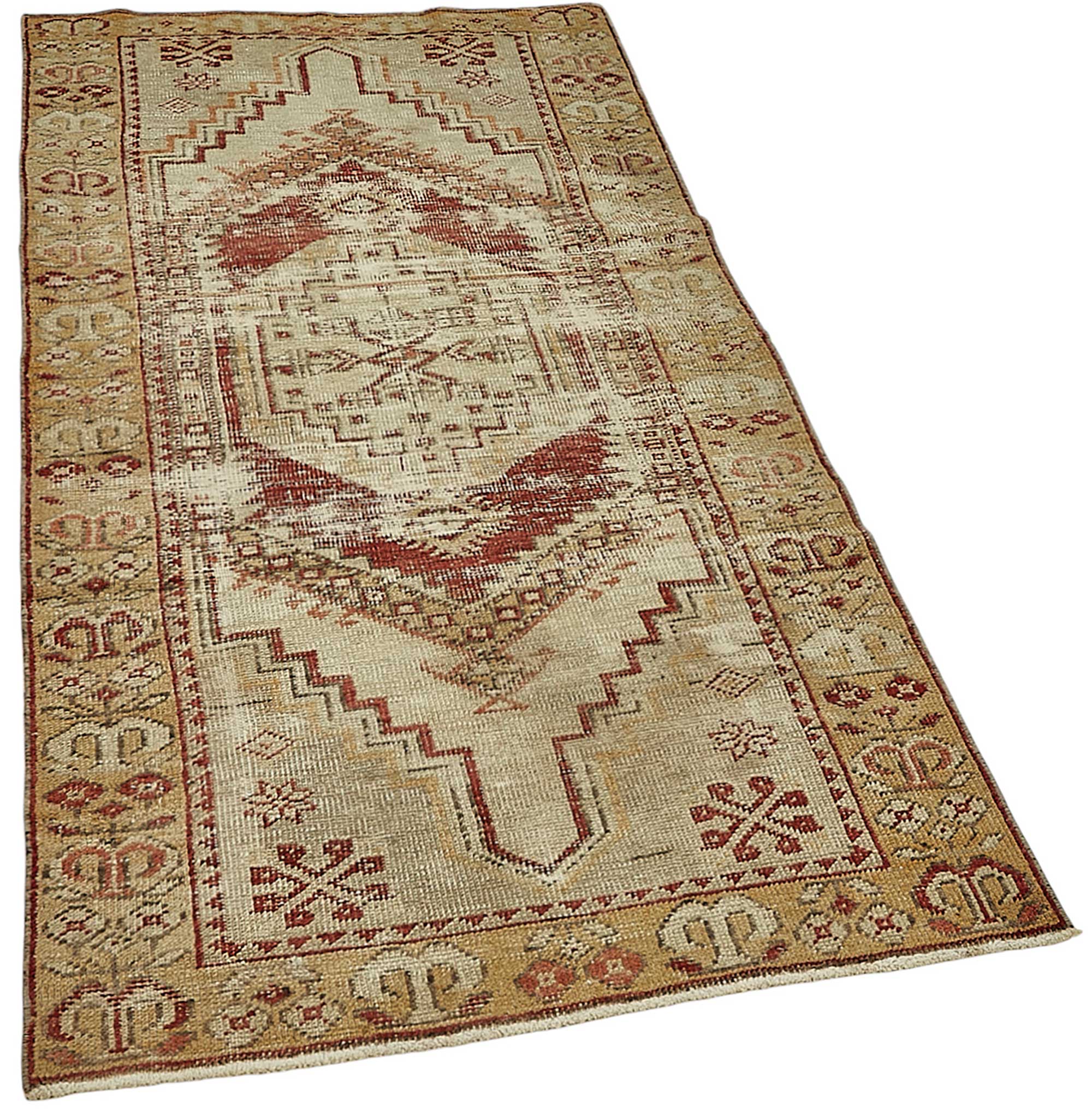 3x6 Beige Small Oriental Rug - 49968