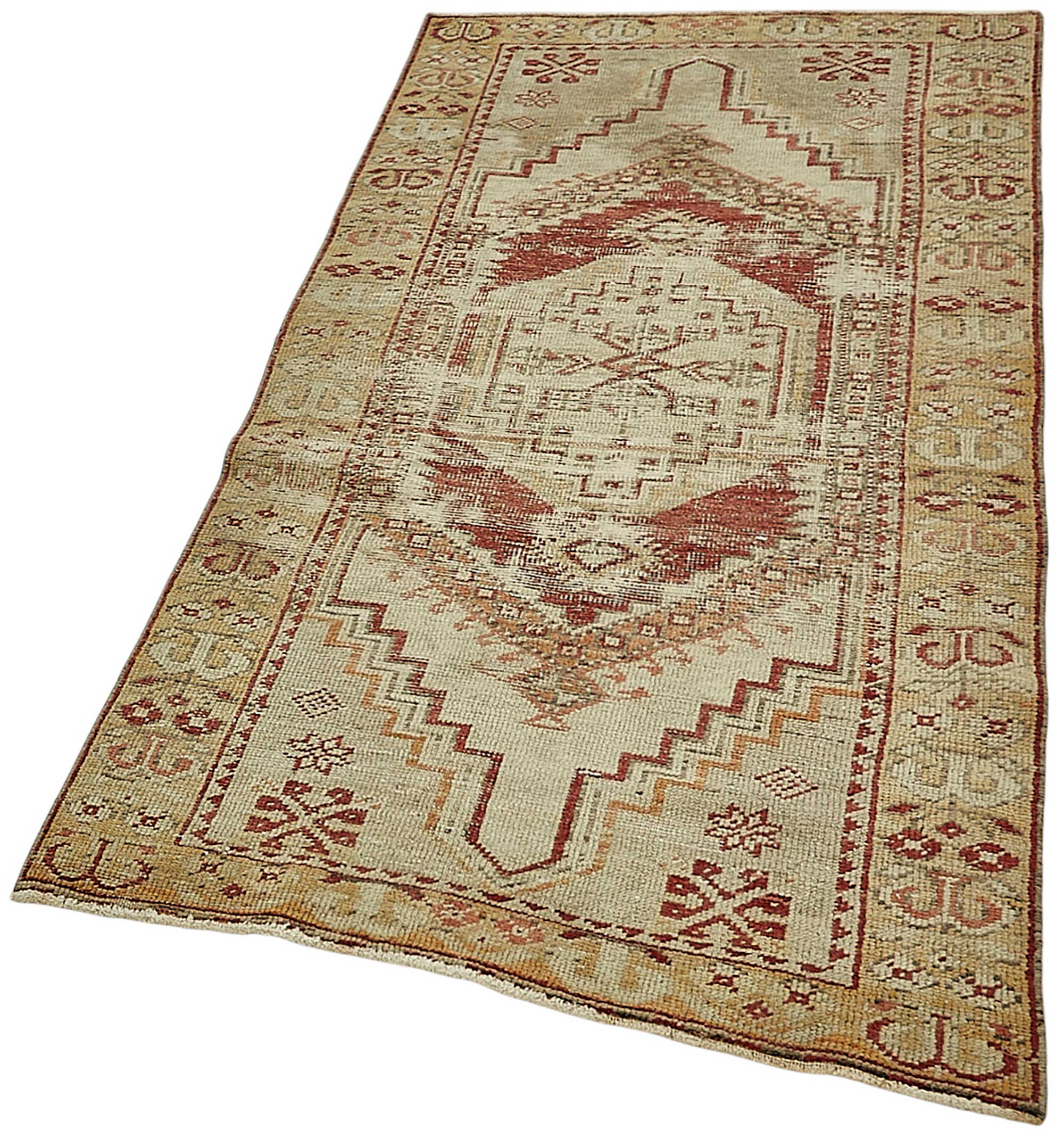 3x6 Beige Small Oriental Rug - 49968