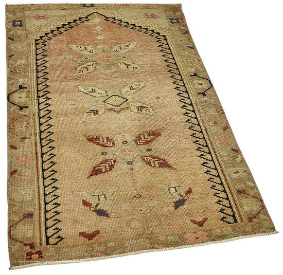 3x4 Beige Small Oriental Rug - 49971