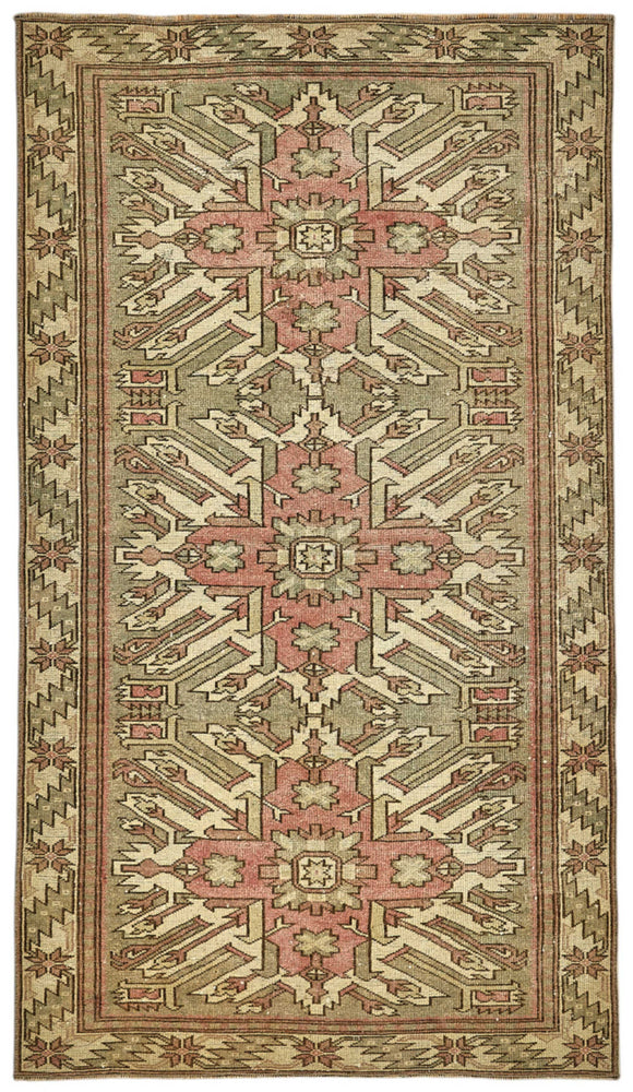 3x6 Beige Small Oriental Rug - 49972