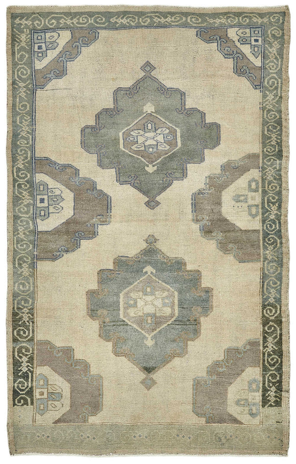 4x7 Beige Small Oriental Rug - 49974