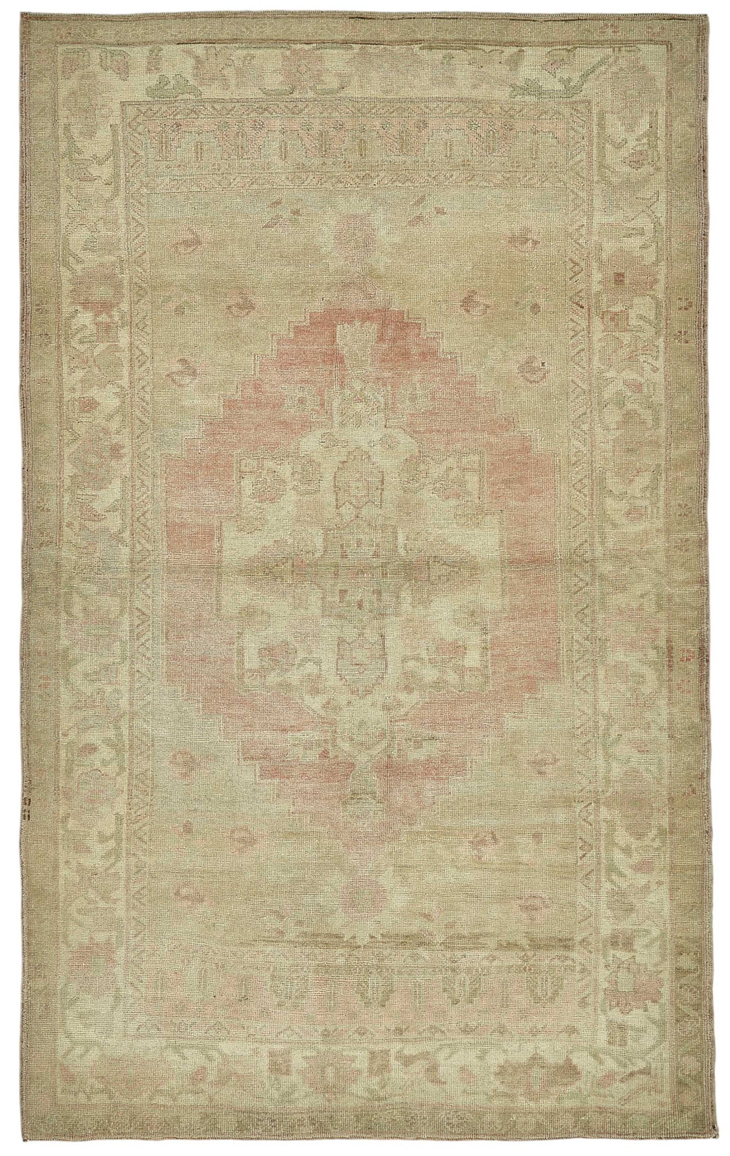 5x7 Beige Small Oriental Rug - 49978