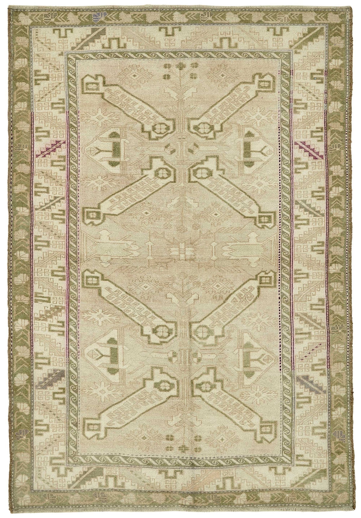 5x7 Hand-Knotted Anatolian Rug - 49981
