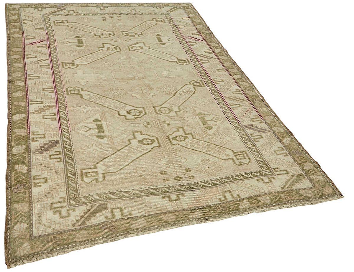 5x7 Hand-Knotted Anatolian Rug - 49981