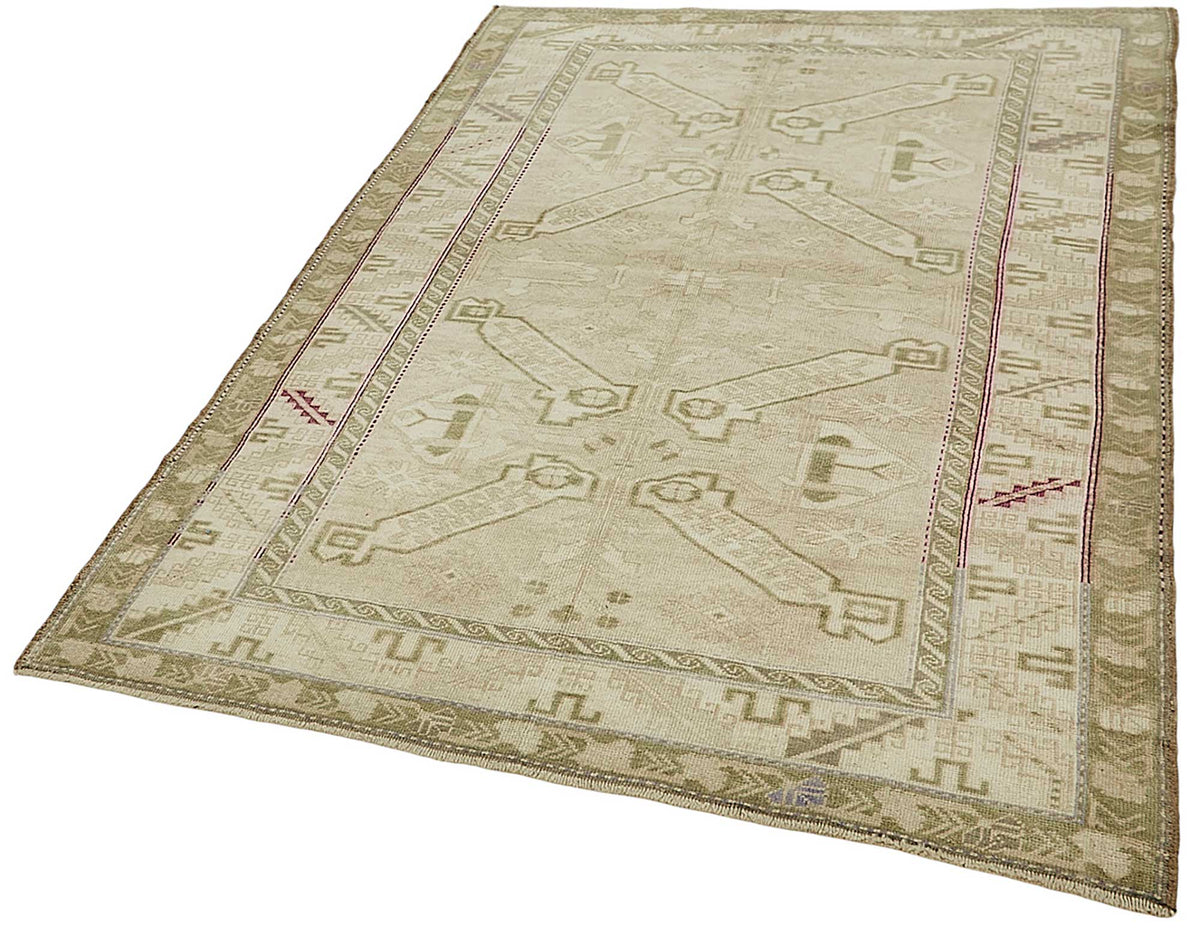 5x7 Hand-Knotted Anatolian Rug - 49981