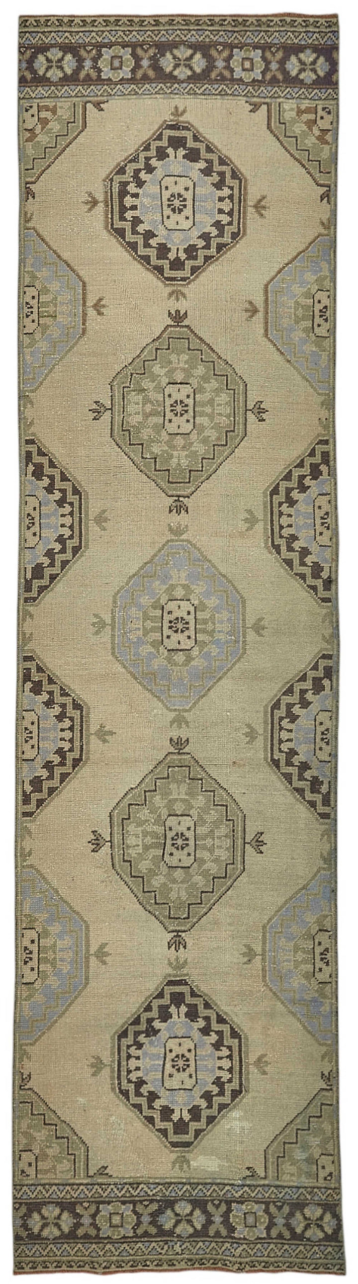 3x11 Beige Anatolian Runner Rug - 49988