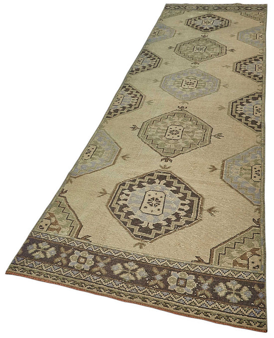 3x11 Beige Anatolian Runner Rug - 49988