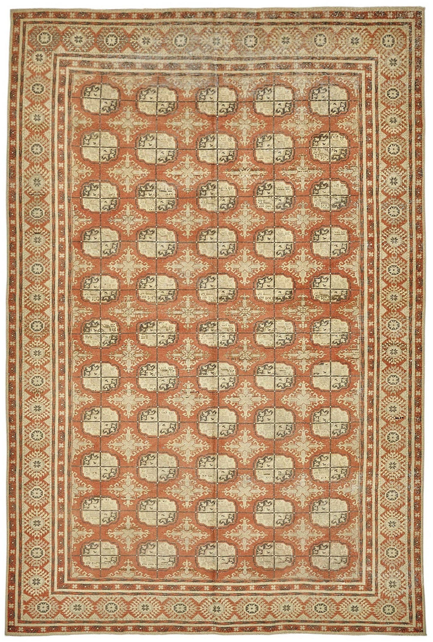6x9 Beige Handmade Oriental Rug - 49990