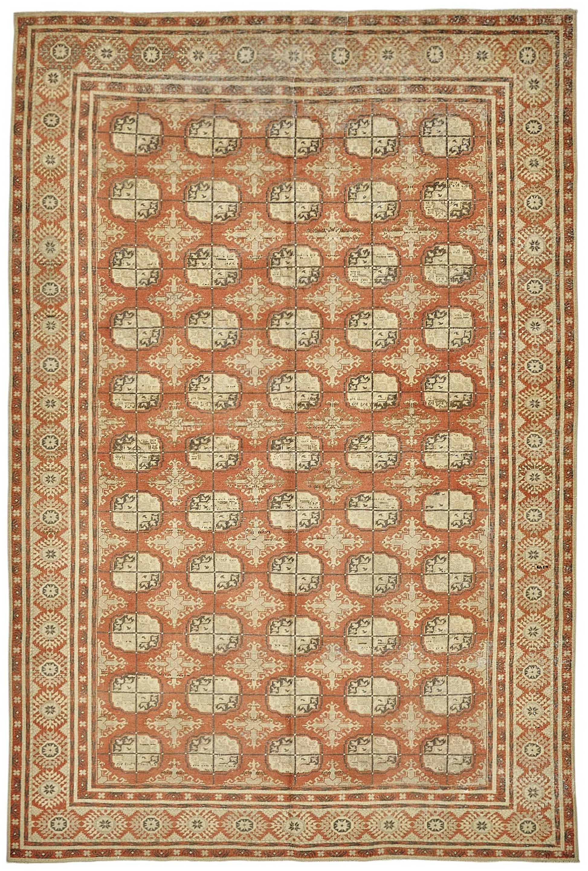 6x9 Beige Handmade Oriental Rug - 49990