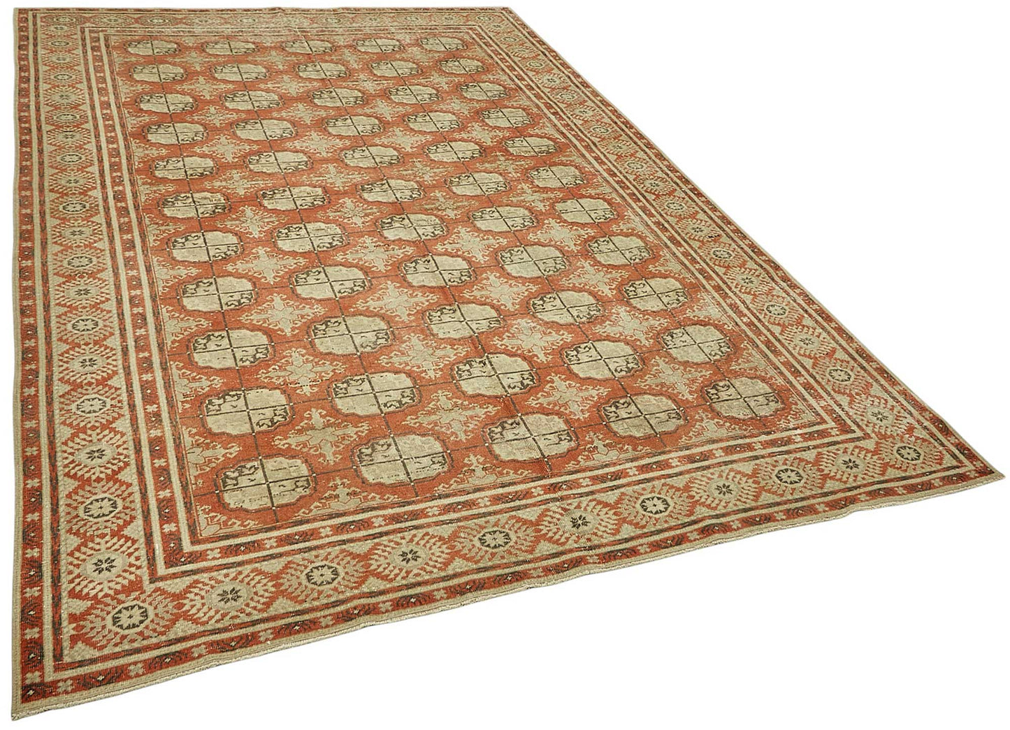 6x9 Beige Handmade Oriental Rug - 49990