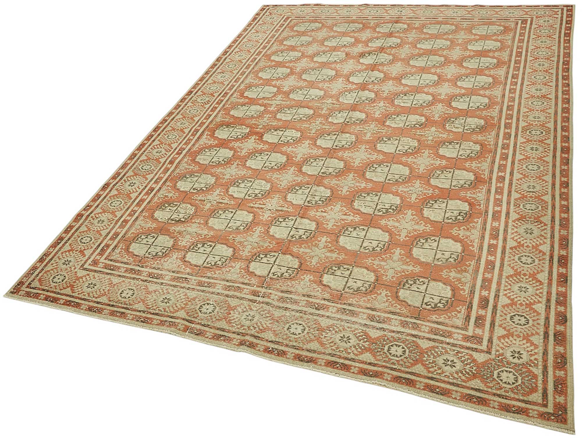 6x9 Beige Handmade Oriental Rug - 49990