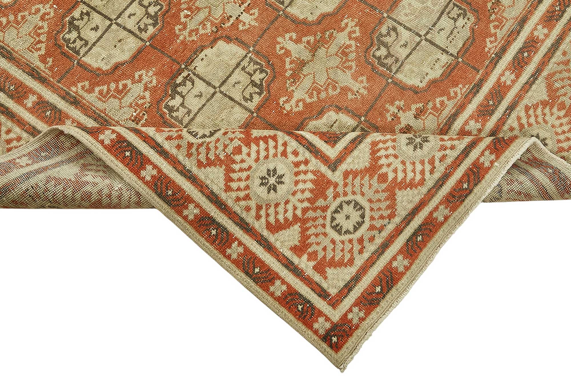 6x9 Beige Handmade Oriental Rug - 49990