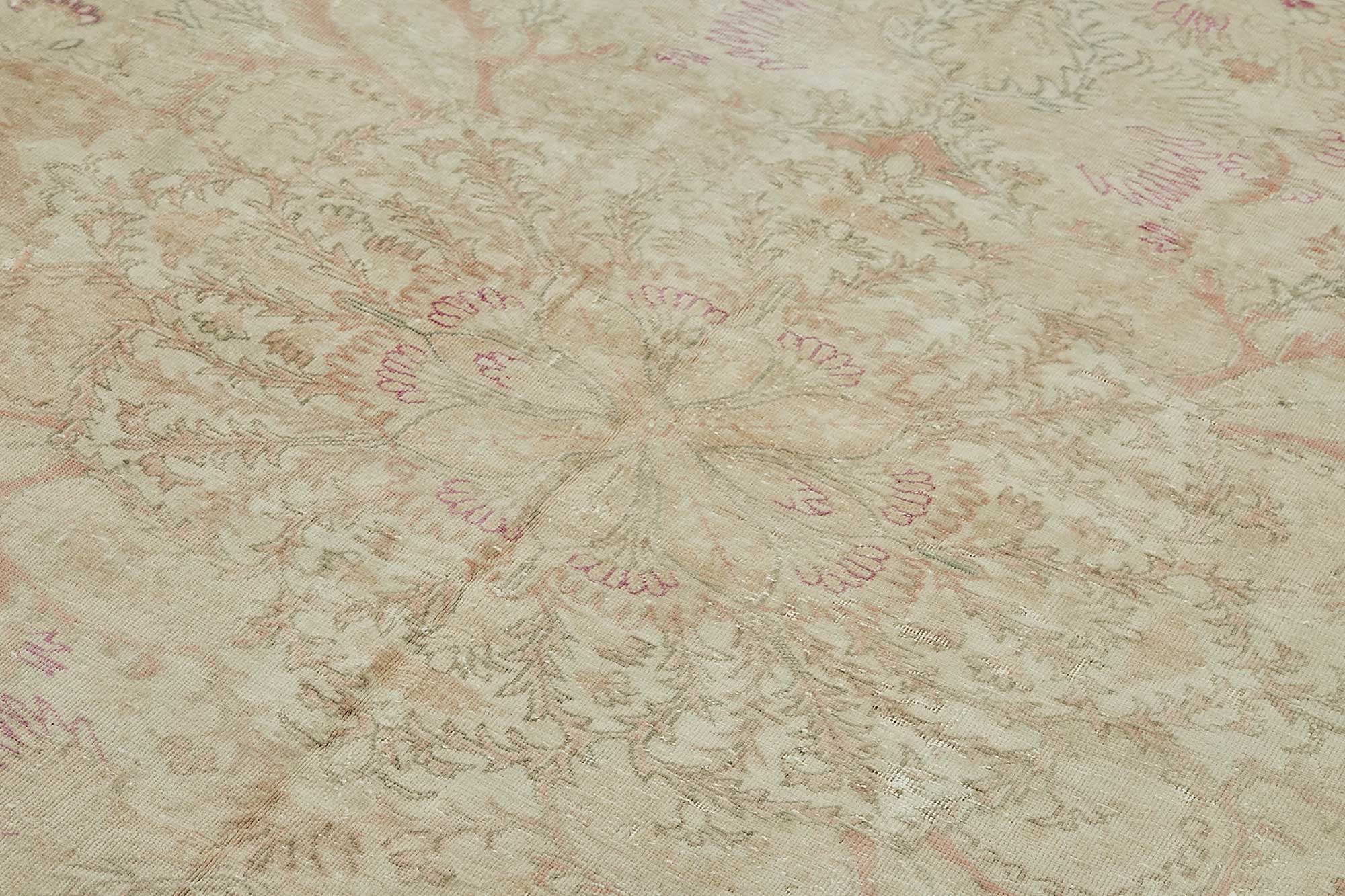 6x10 Beige Handmade Oriental Rug - 49991