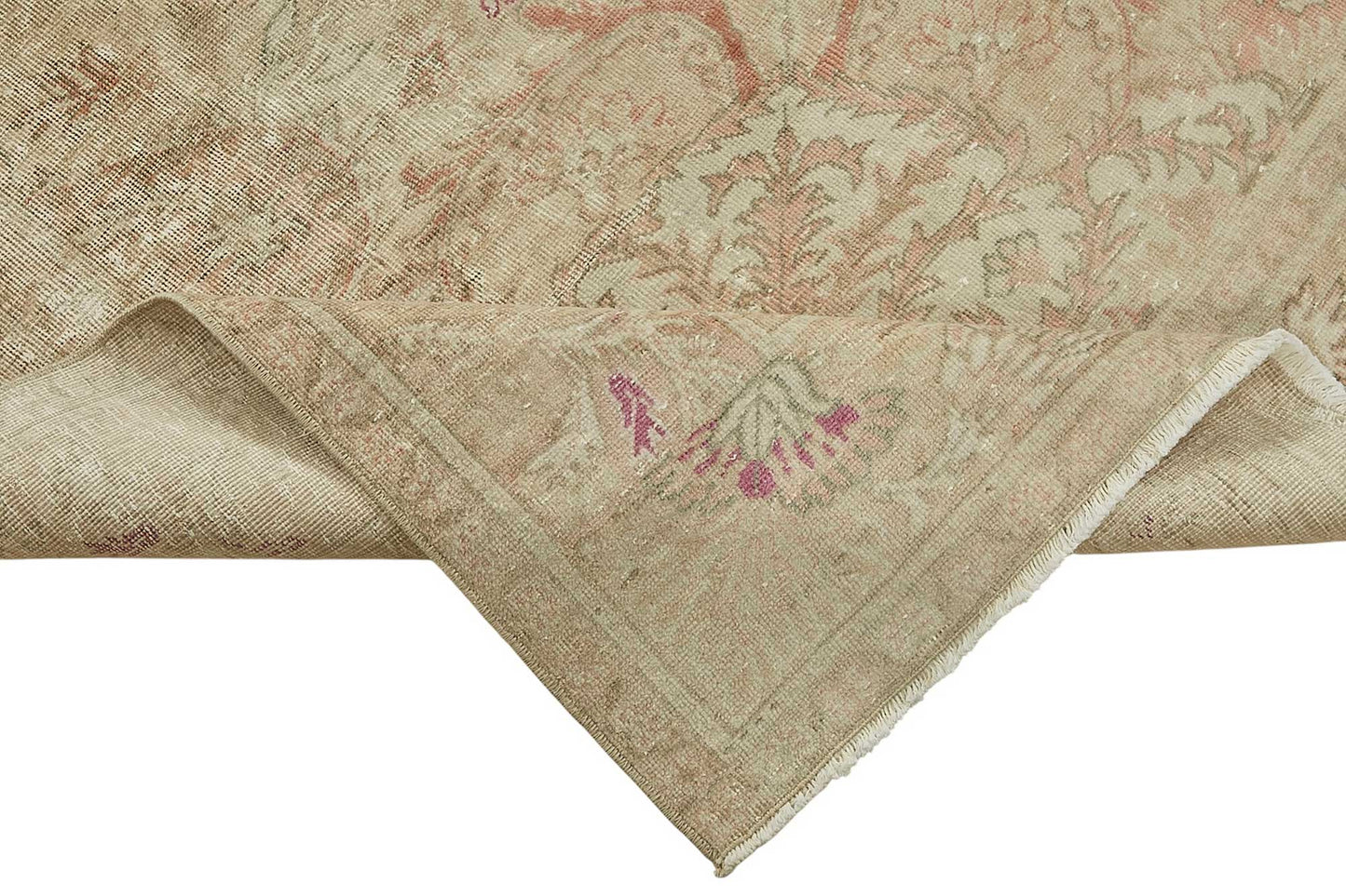6x10 Beige Handmade Oriental Rug - 49991