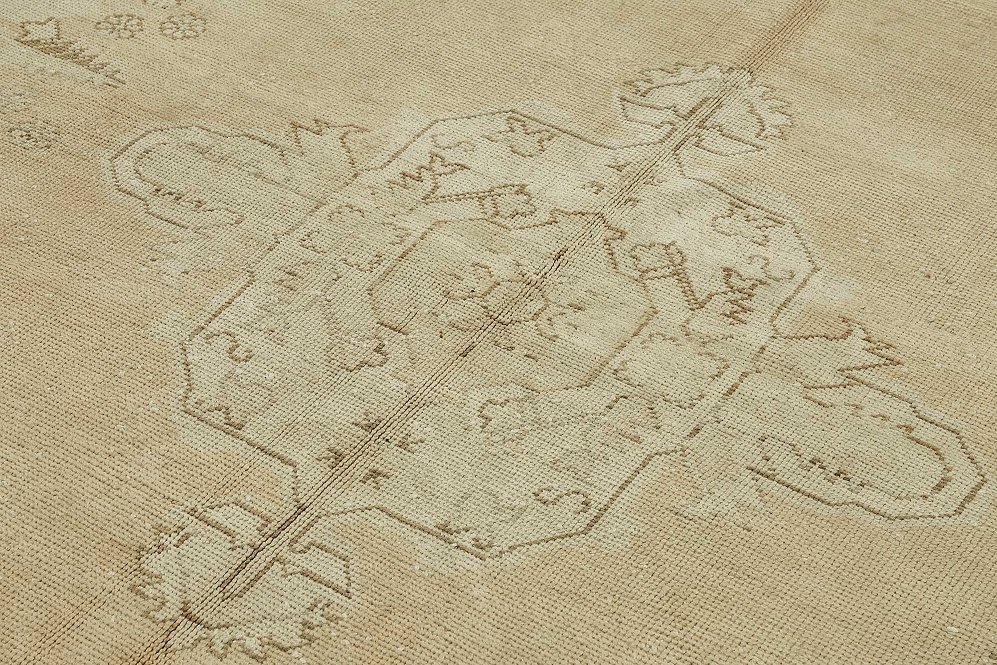 7x10 Beige Handmade Oriental Rug - 49992