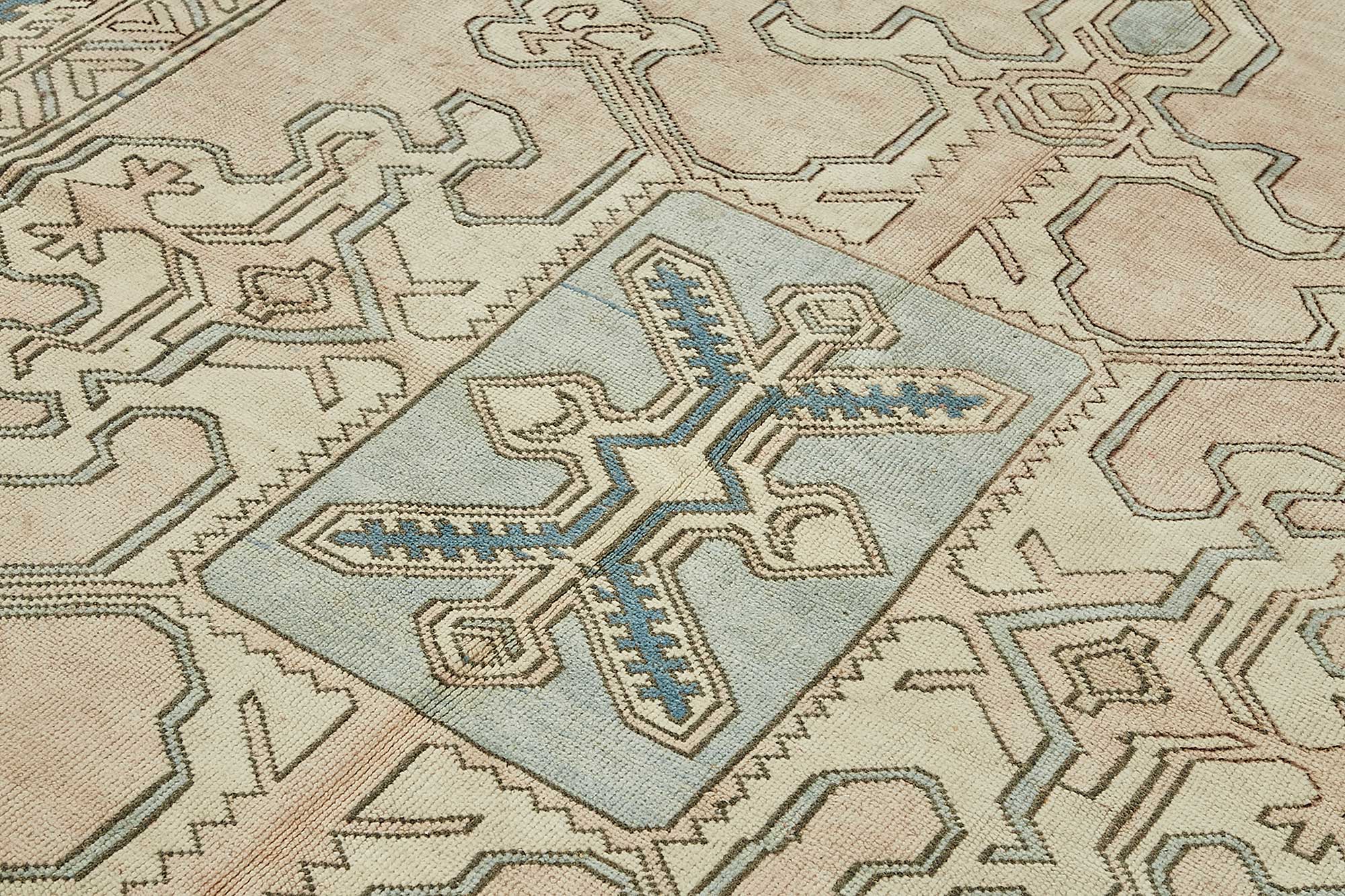 7x10 Beige Handmade Oriental Rug - 49994
