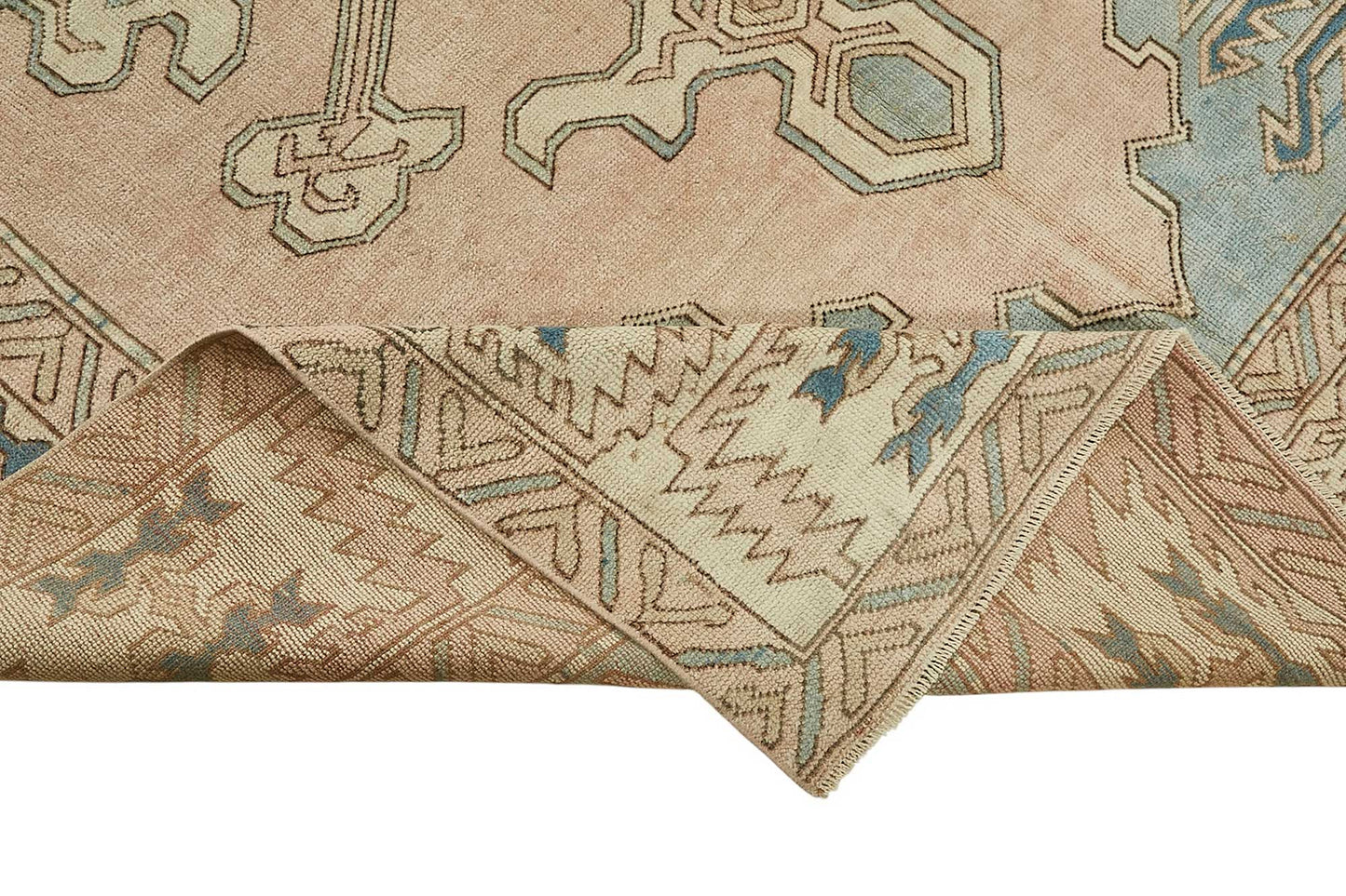 7x10 Beige Handmade Oriental Rug - 49994