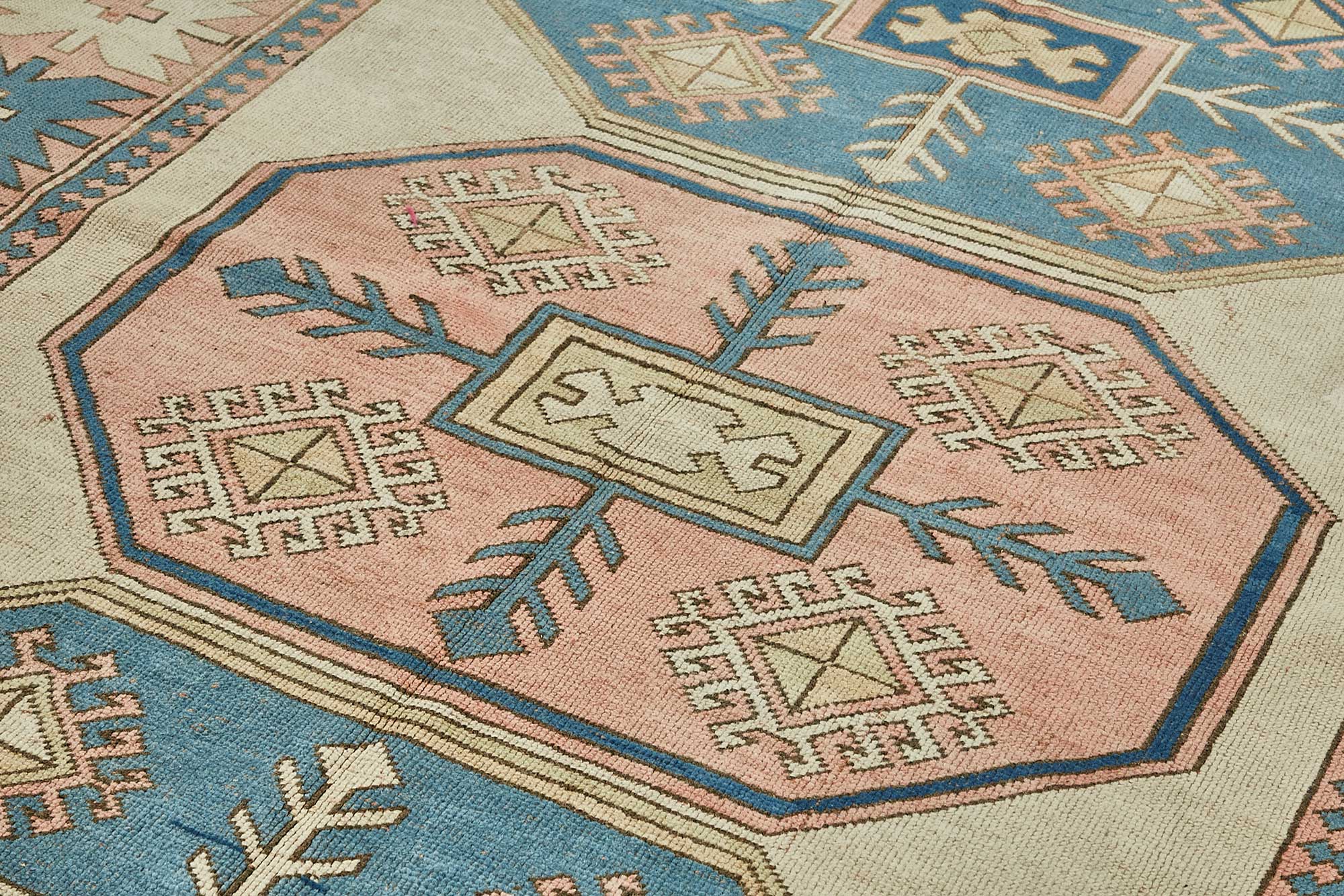7x10 Beige Handmade Oriental Rug - 49995