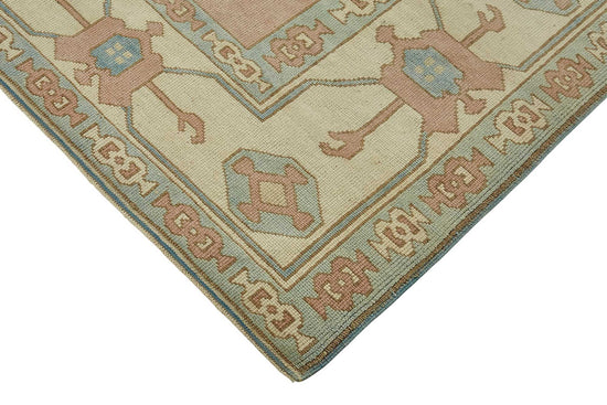 7x9 Beige Handmade Oriental Rug - 49996