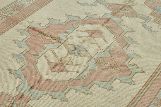 7x9 Beige Handmade Oriental Rug - 49996