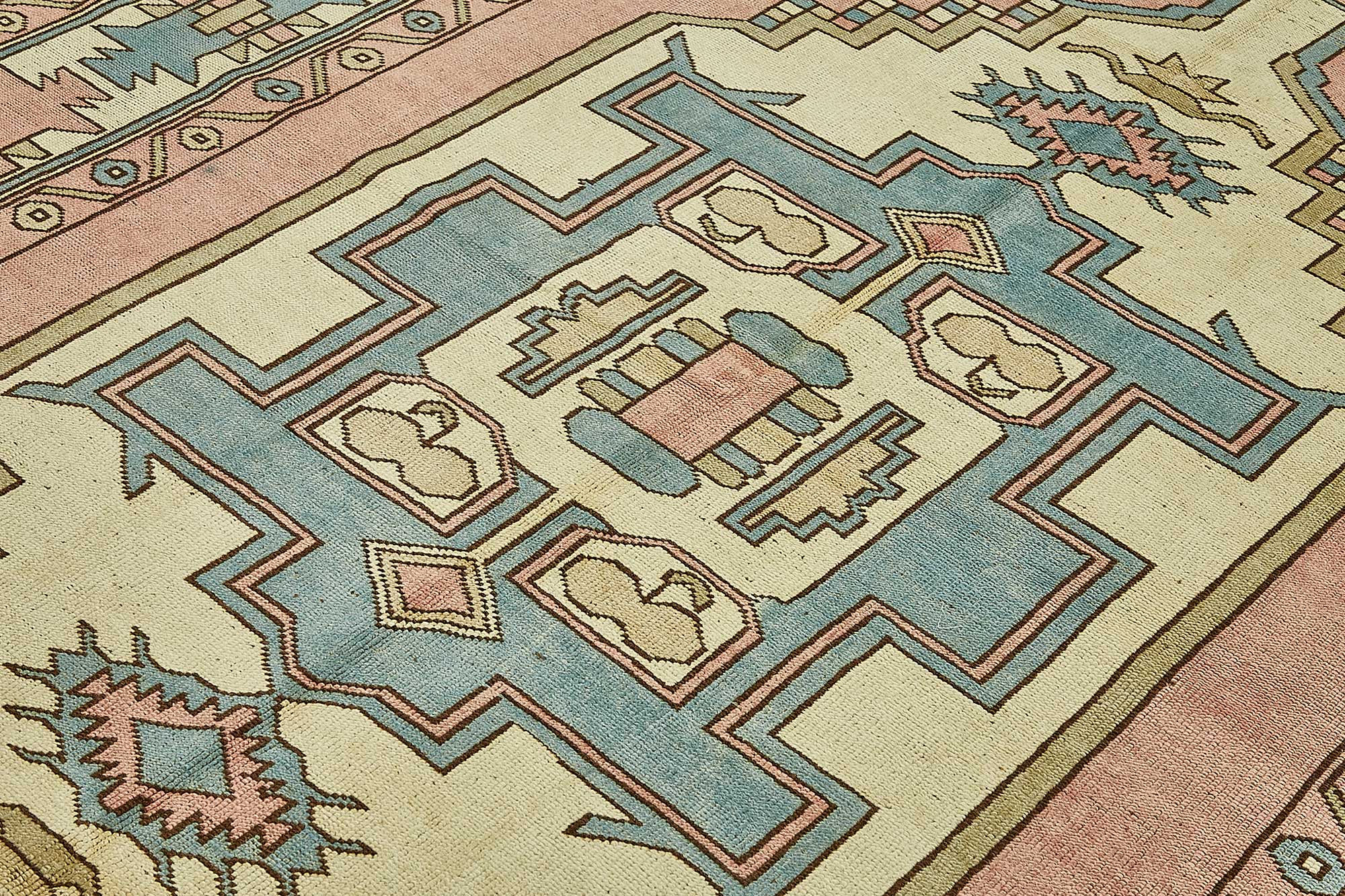 7x9 Beige Handmade Oriental Rug - 49999