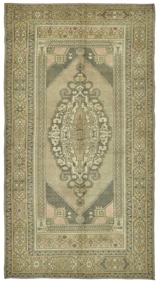 5x9 Beige Handmade Oriental Rug - 50000