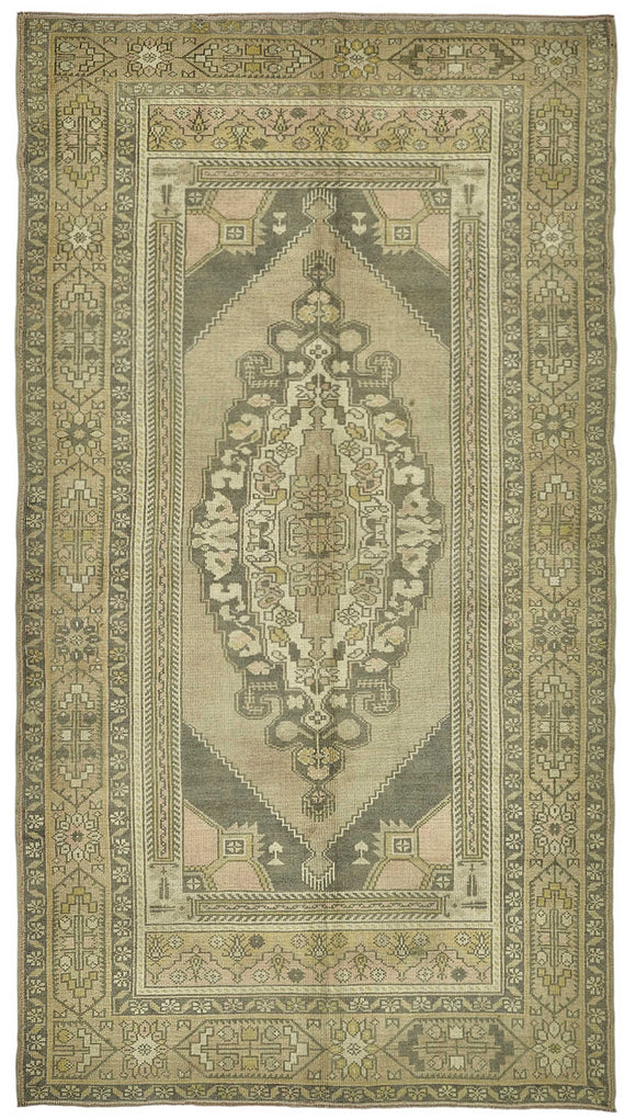 5x9 Beige Handmade Oriental Rug - 50000