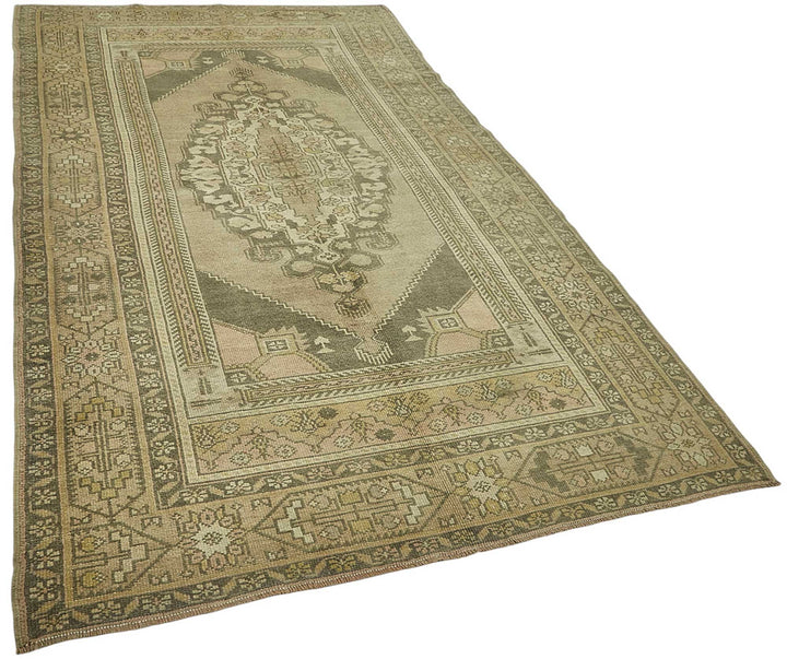 5x9 Beige Handmade Oriental Rug - 50000