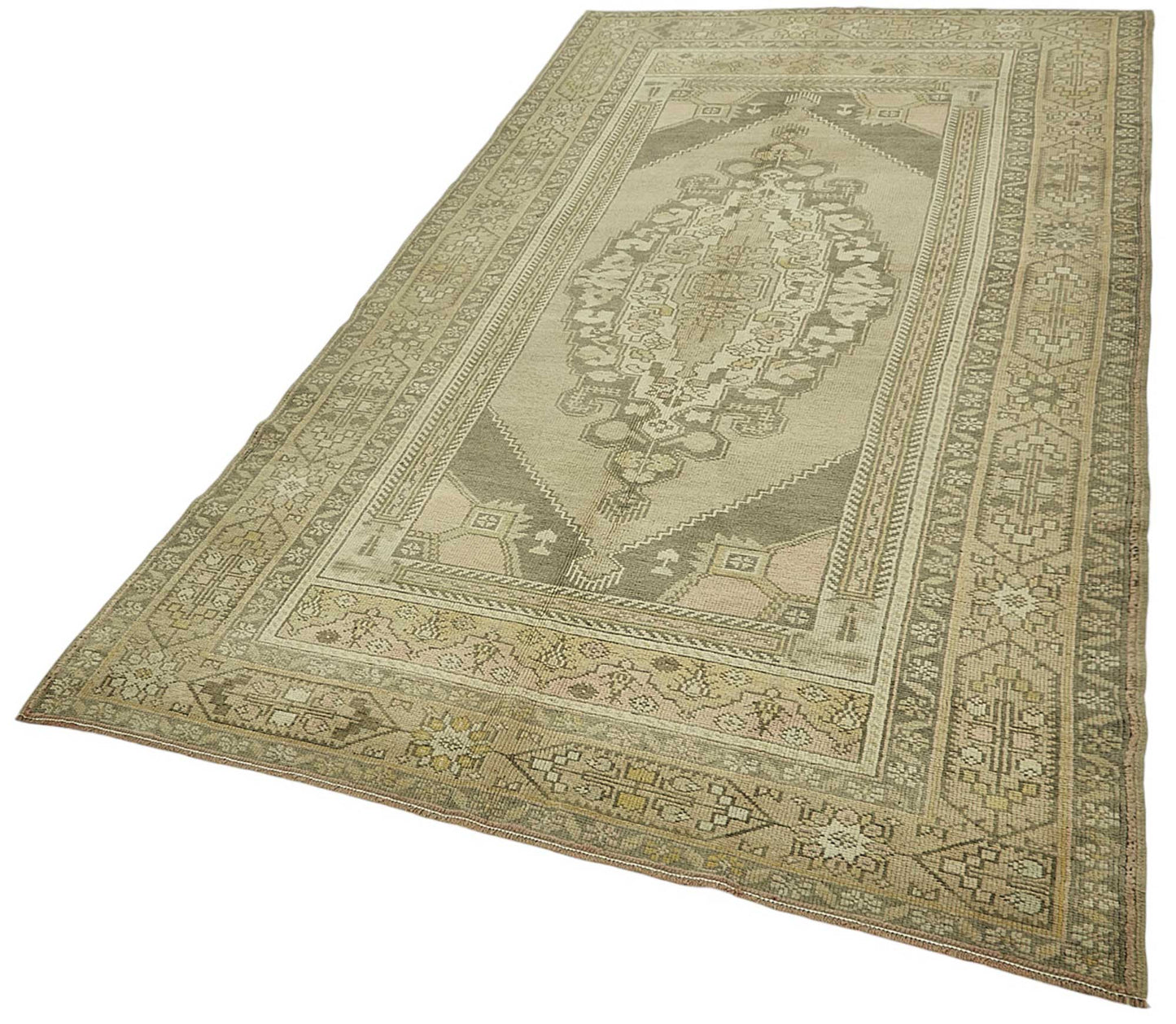 5x9 Beige Handmade Oriental Rug - 50000