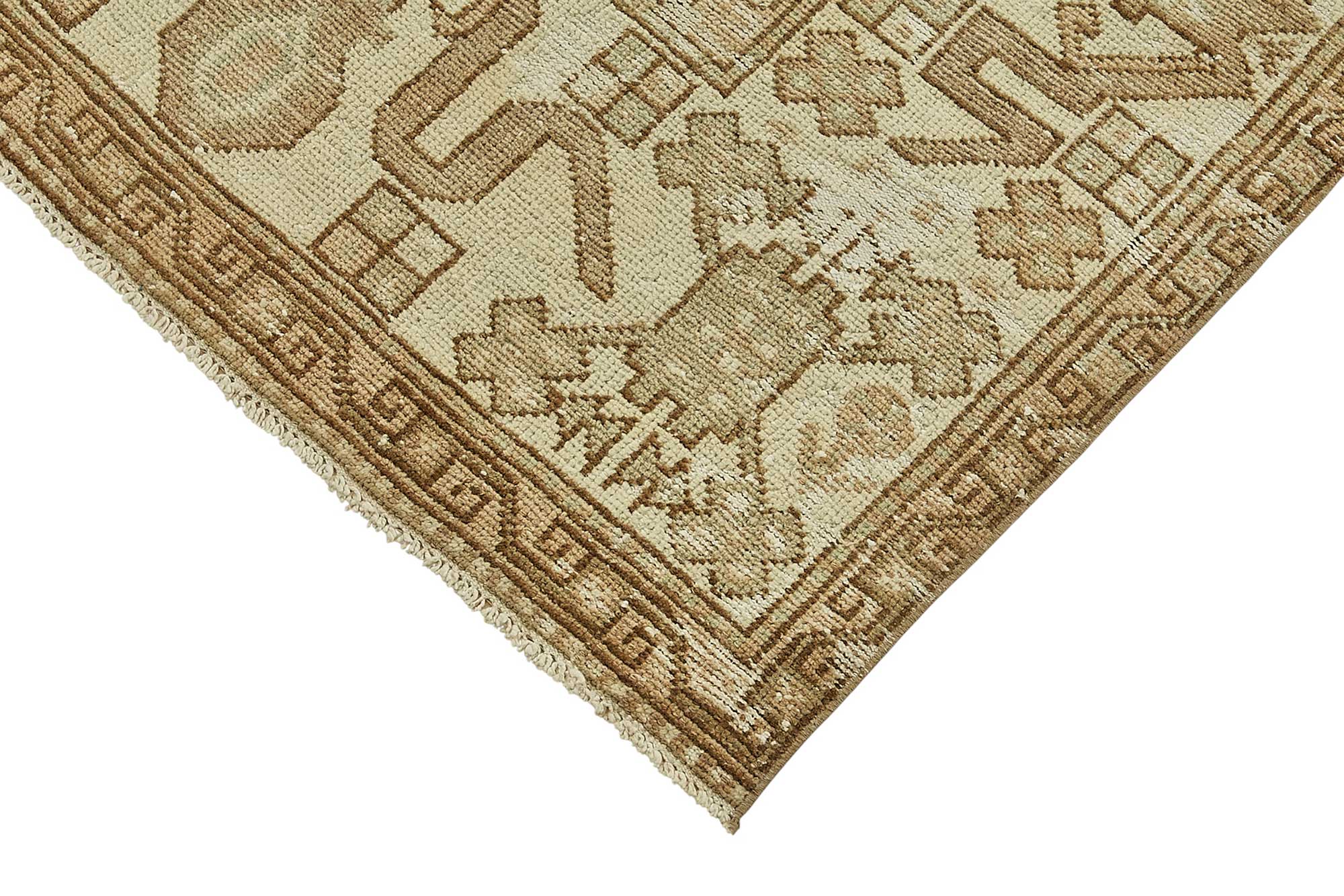 6x8 Beige Handmade Oriental Rug - 50001