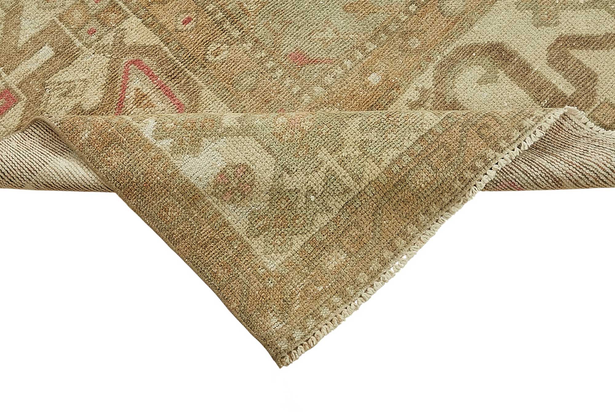 6x8 Beige Handmade Oriental Rug - 50001